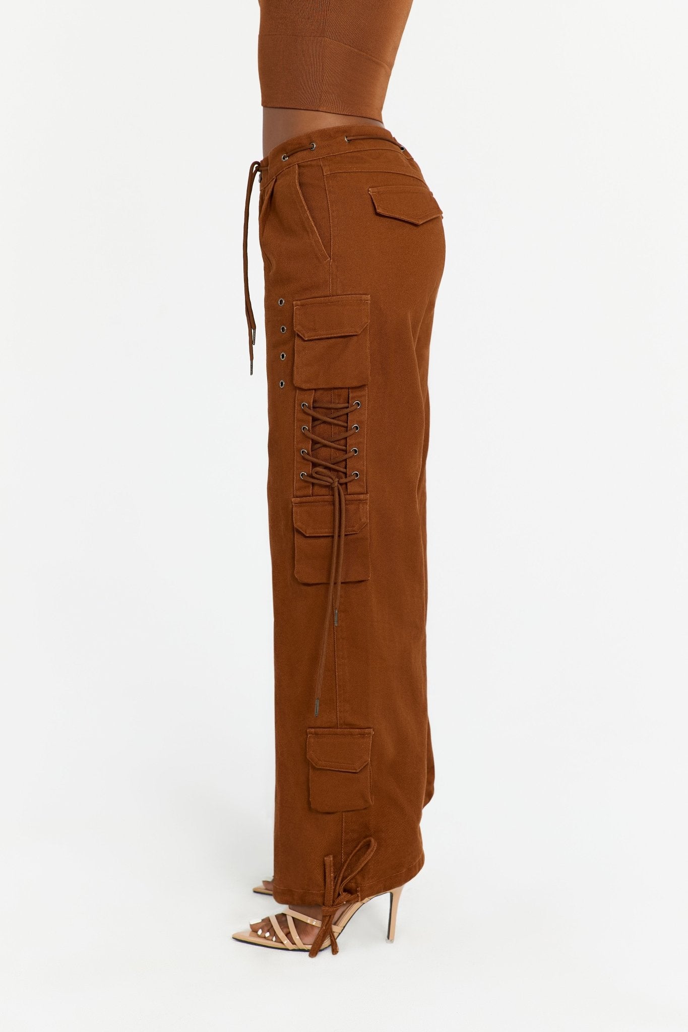 Cam Cargo Pants in Rust - Sincerely Ria