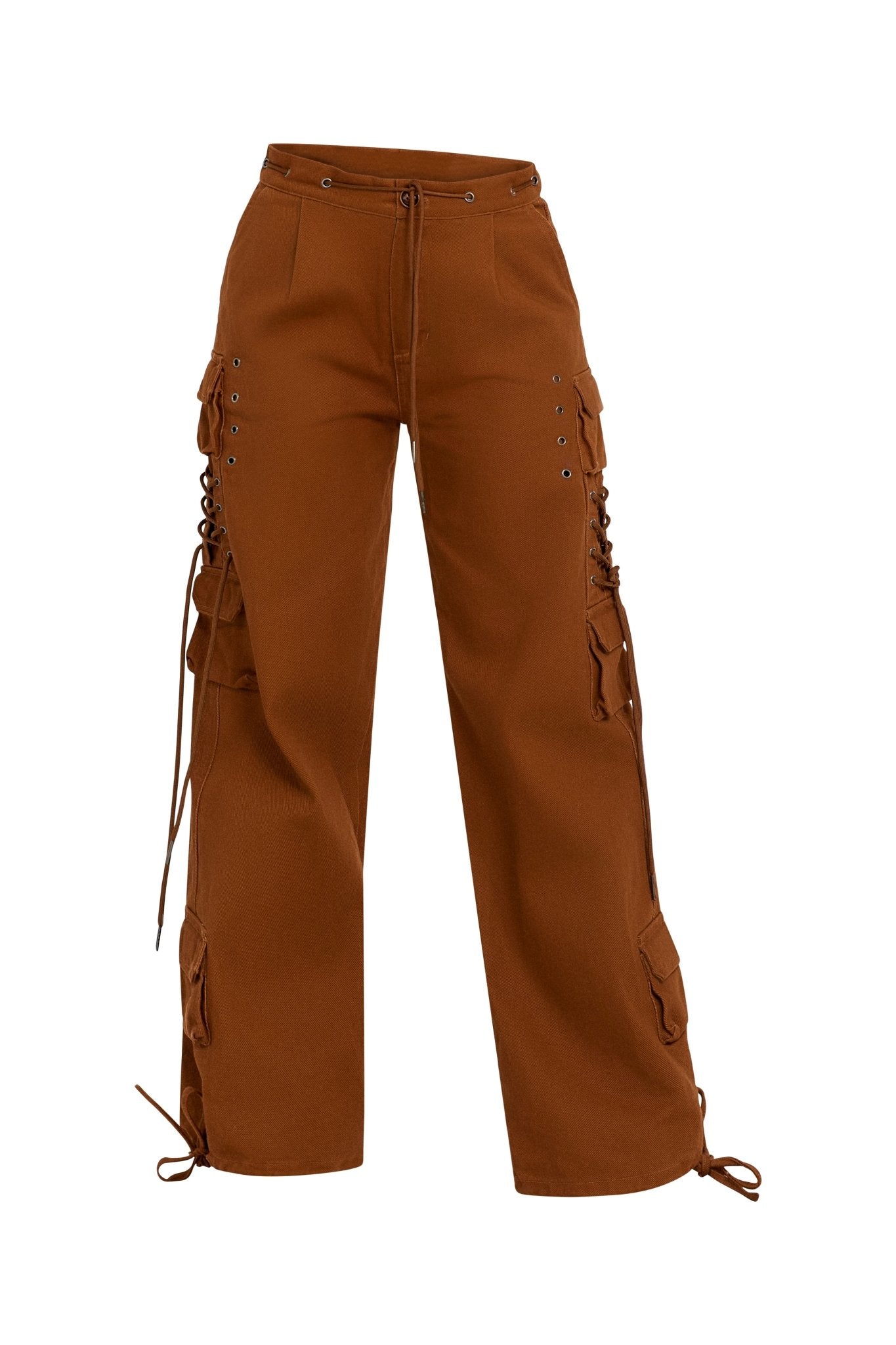 Cam Cargo Pants in Rust - Sincerely Ria