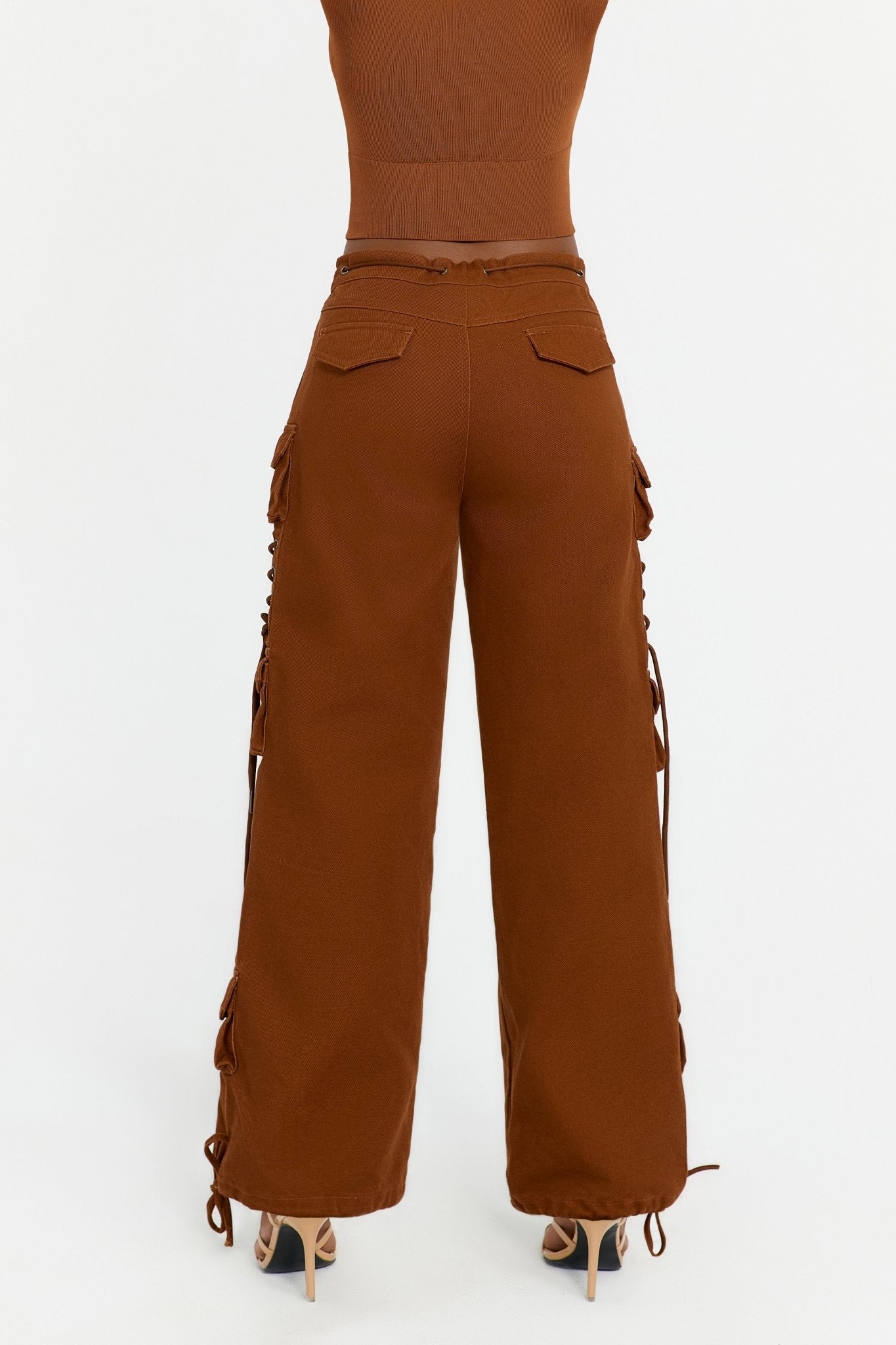 Cam Cargo Pants in Rust - Sincerely Ria