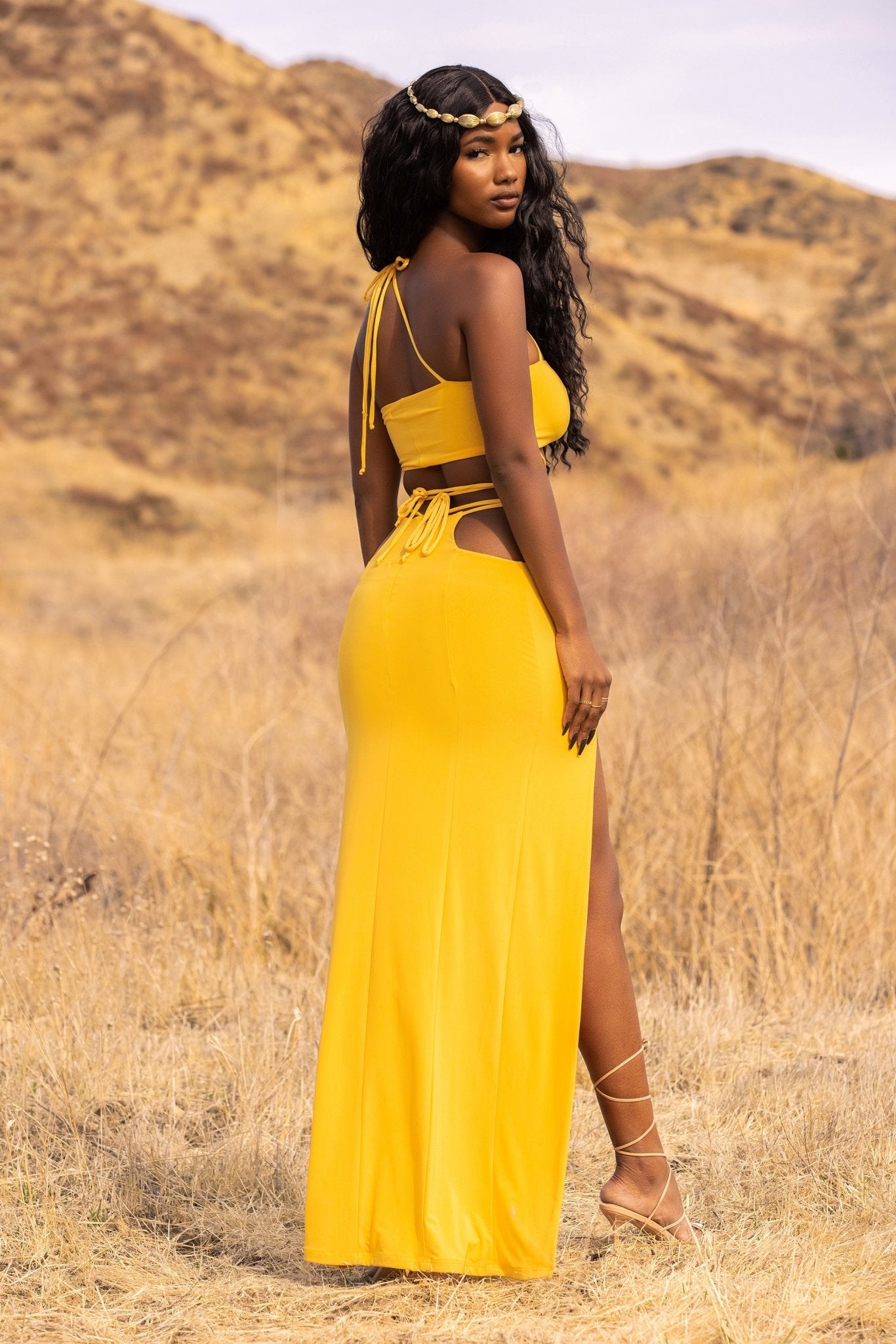 Kindia Maxi in Gold - Sincerely Ria