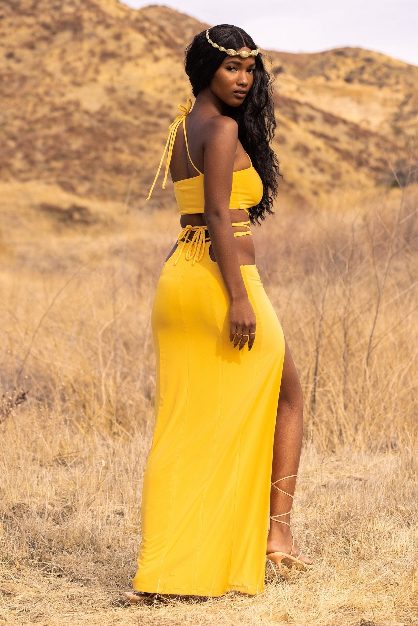 Kindia Maxi in Gold - Sincerely Ria