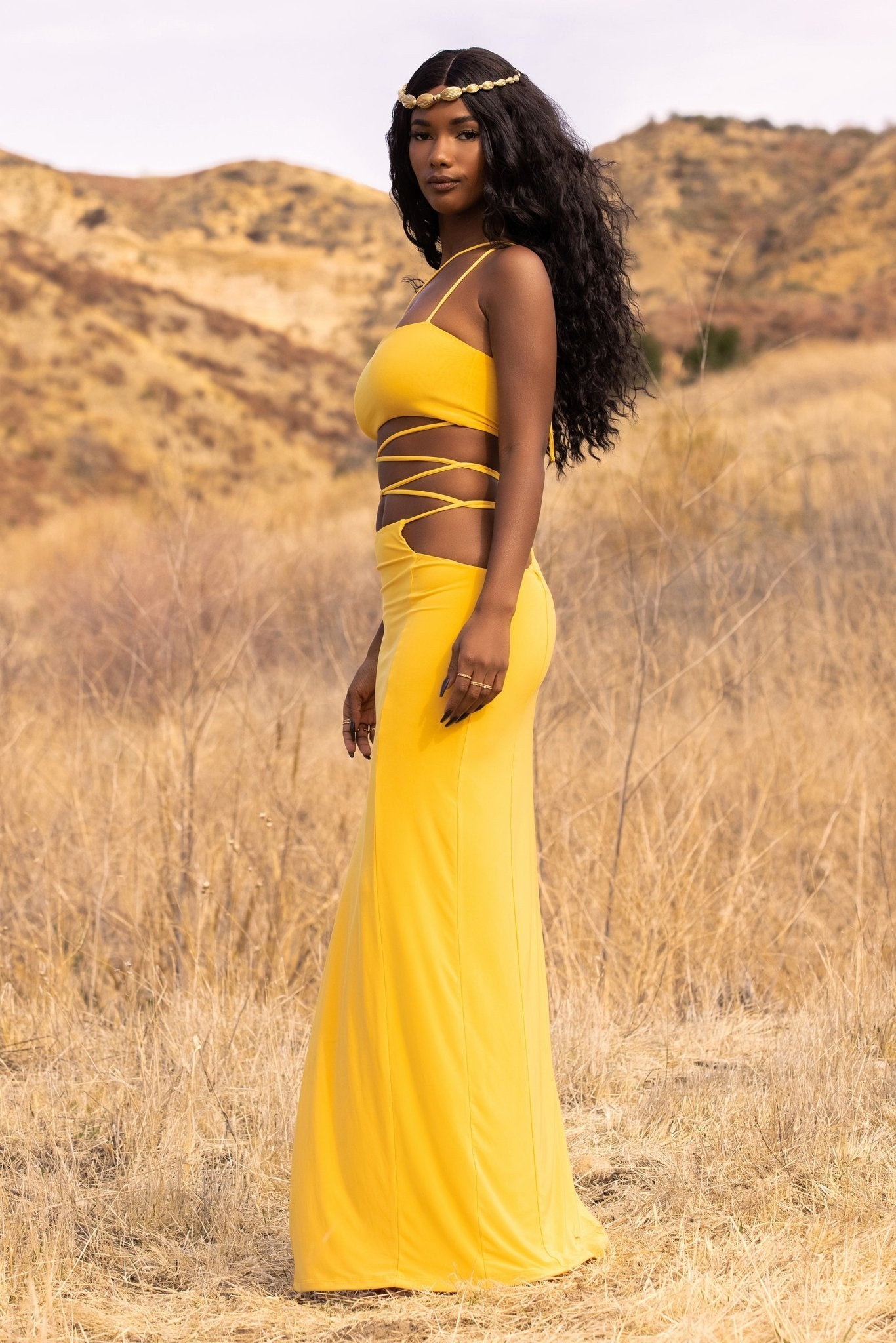 Kindia Top in Gold - Sincerely Ria